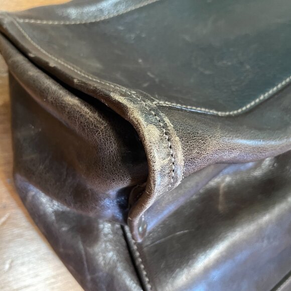 BALLY BROWN LEATHER BRIEFCASE BUSINESS BAG LAPTOP - Picture 14 of 15